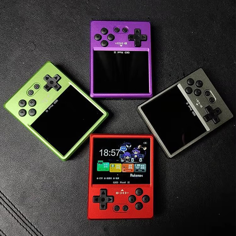 Gaming Console Under 5000 - GKD Pixel 2 Handheld-Spielkonsole Tragbare Retro-Nostalgie-Arcade-Spielkonsole