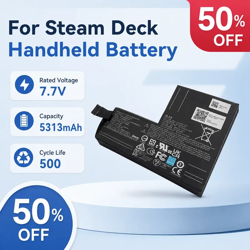 Console Gaming Steam - Ersatzakku für Steam Deck F7A Handheld-Spielekonsole
