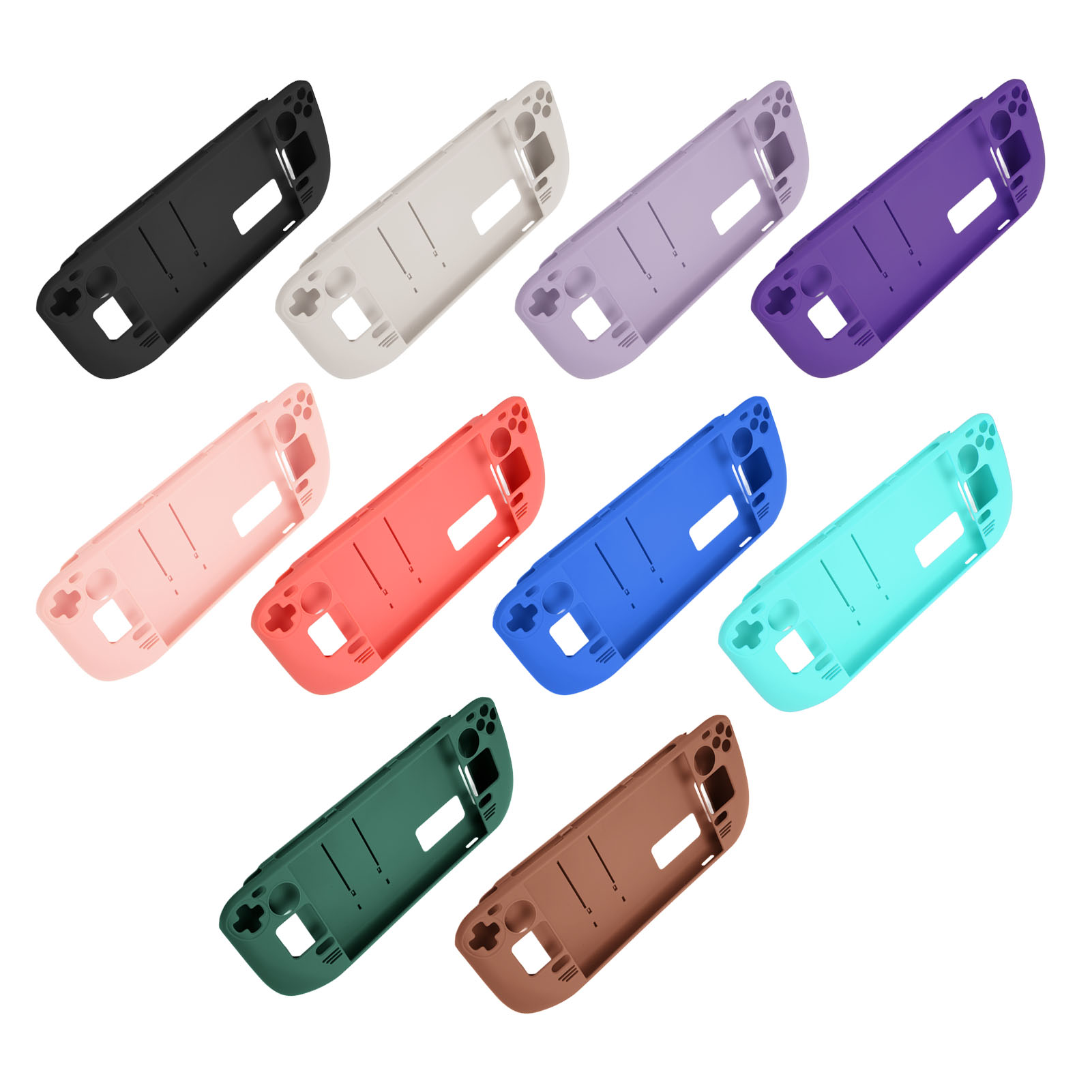 Console Gaming Steam - Universelle Kickstand-Hülle, freihändig, vollständiger Schutz, Anti-Fingerabdruck-Schutzhülle