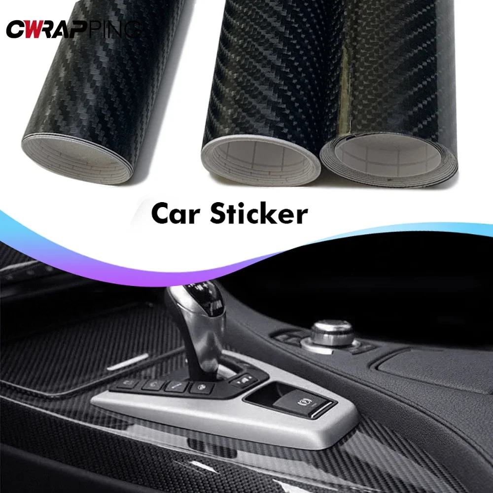 Console Skin Wrap - Carbon Faser Auto Vinyl Wrap Filme