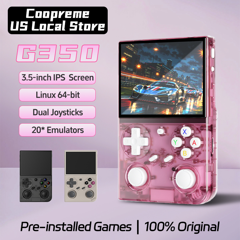 Gaming Console Under 5000 - G350 Handheld-Spielkonsole 3,5'' IPS-Bildschirm Linux-System Doppel-Joystick