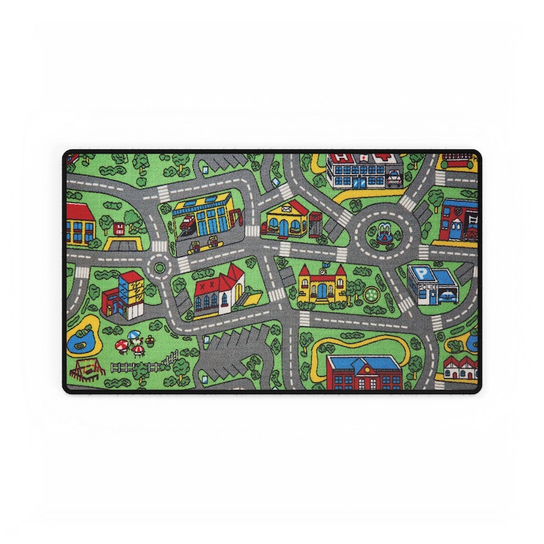 Gaming Console With Keyboard - Magic on The Streets Spielmatte, Mausteppich,
