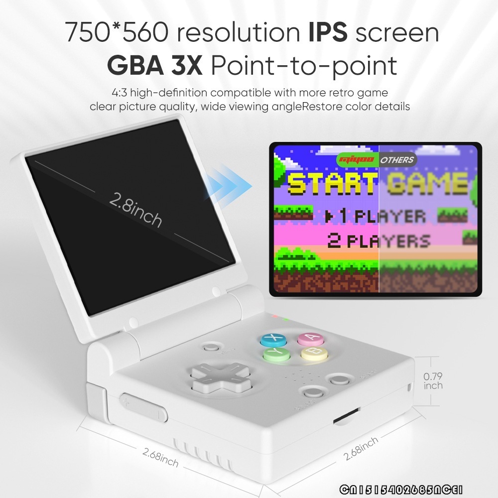 Gaming Console.Emulators - MIYOO Mini Flip Retro Anpassbare Handheld-Spielkonsole
