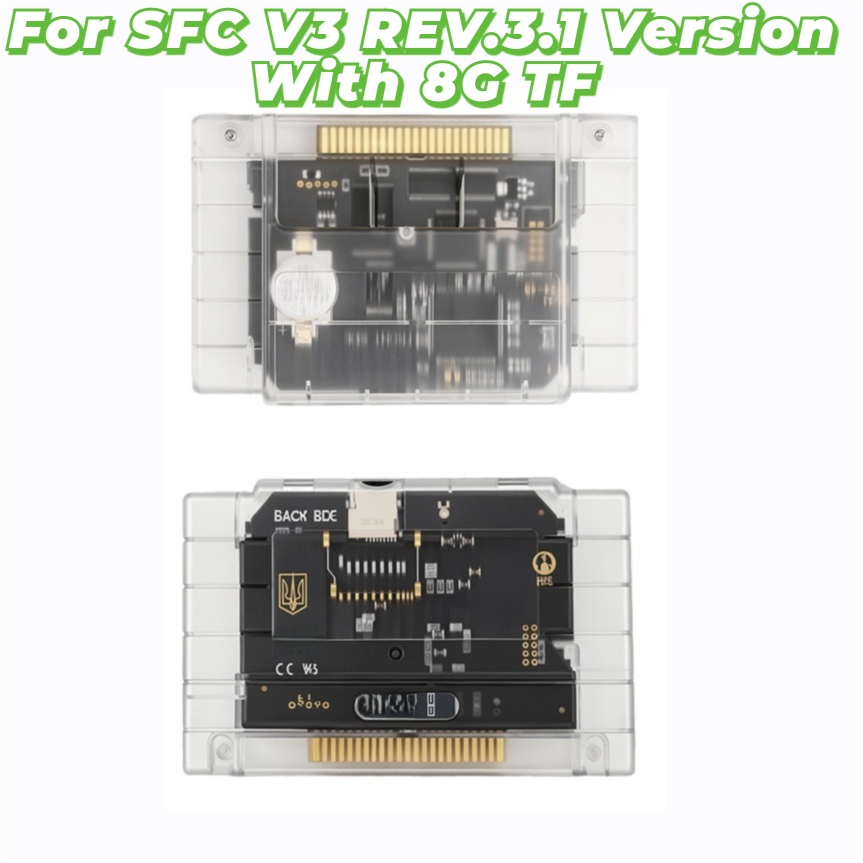 Gaming Console.Emulators - 3000-in-1-Speicherkarte für SNES/SFC für V3 REV.3.1