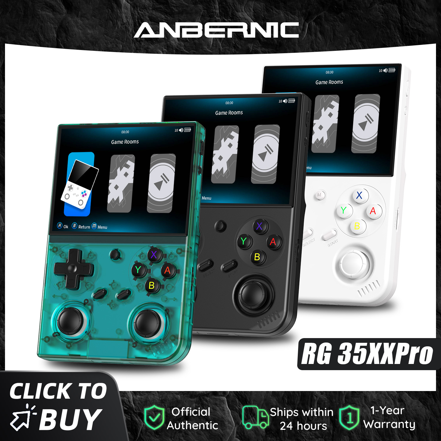 Gaming Console Under 5000 - Anbernic RG 35XXPRO 64-Bit Handheld-Spielekonsole 3,5''