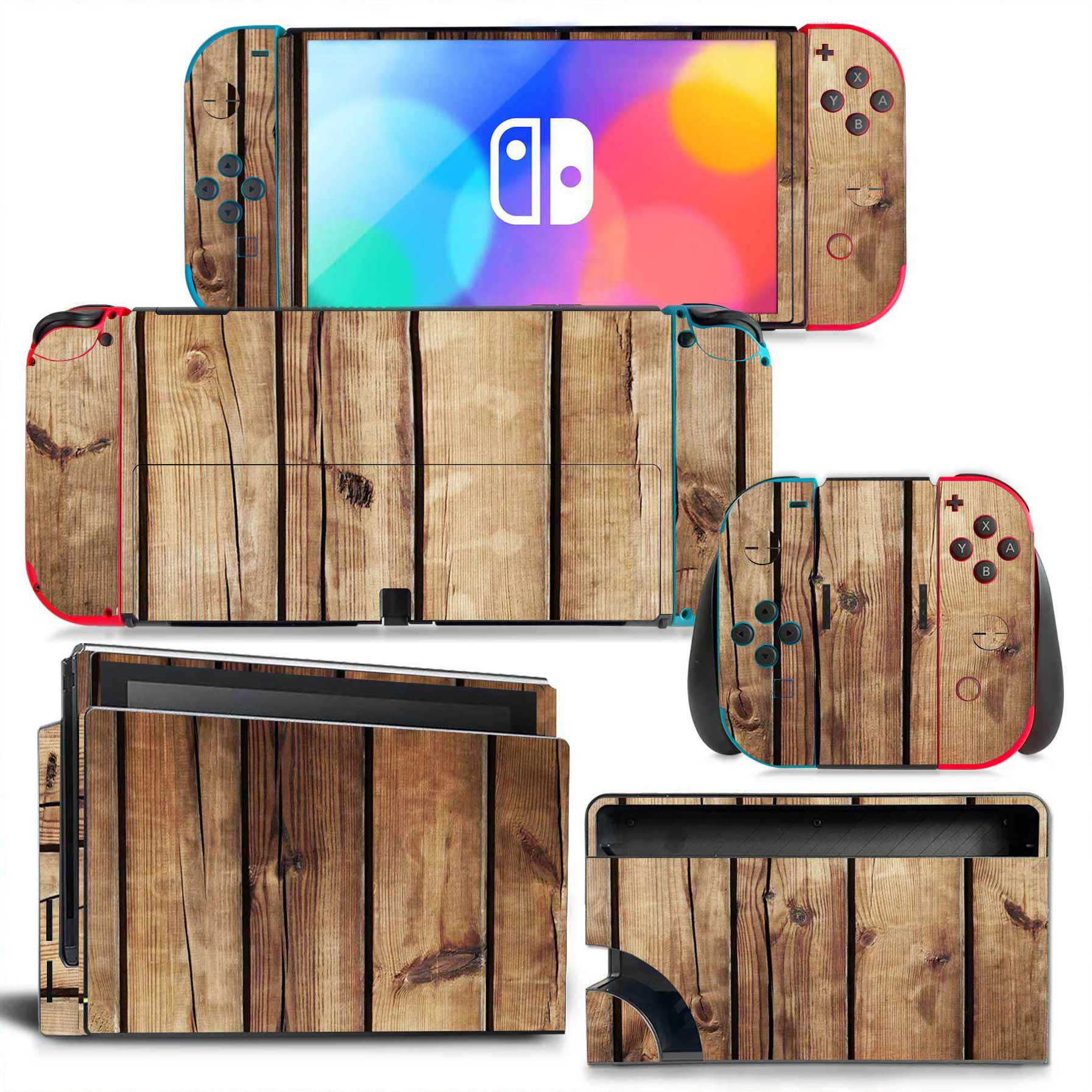 Für Nintendo Switch OLED Holzm – Console Skin Wrap Bewertung und Preis