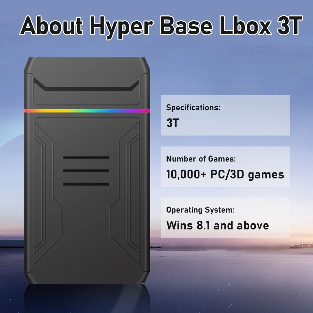 3TB Launchbox Tragbare Gaming- – Gaming Console.Emulators Bewertung und Preis
