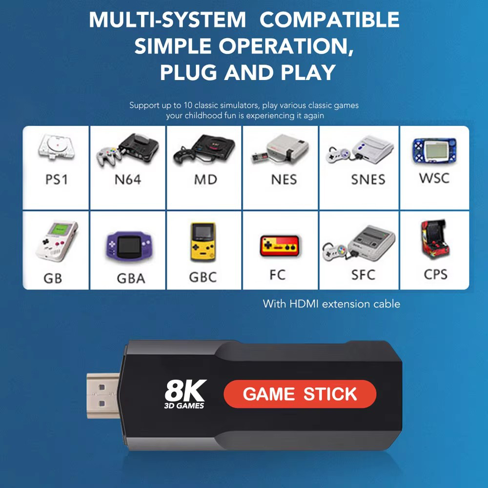 X2 Game Stick HD 4K 8K 3D Kons – Console Gaming Steam Bewertung und Preis
